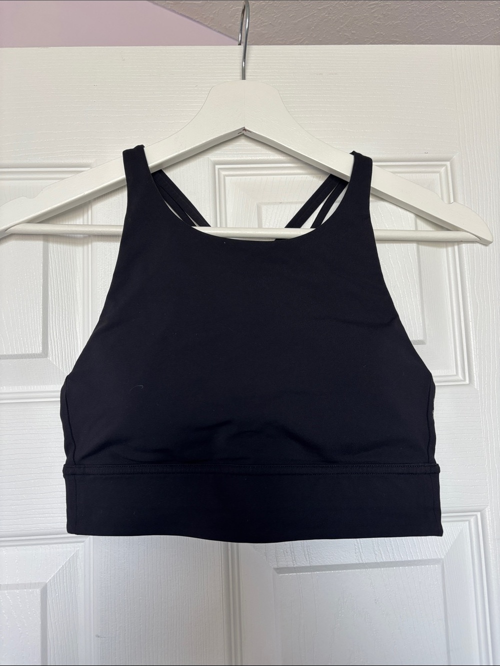 Lululemon x Soulcycle Black High-Neck Sports Bra